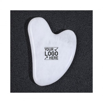 Mini White Jade Stone Guasha Face and Body Massage Tool